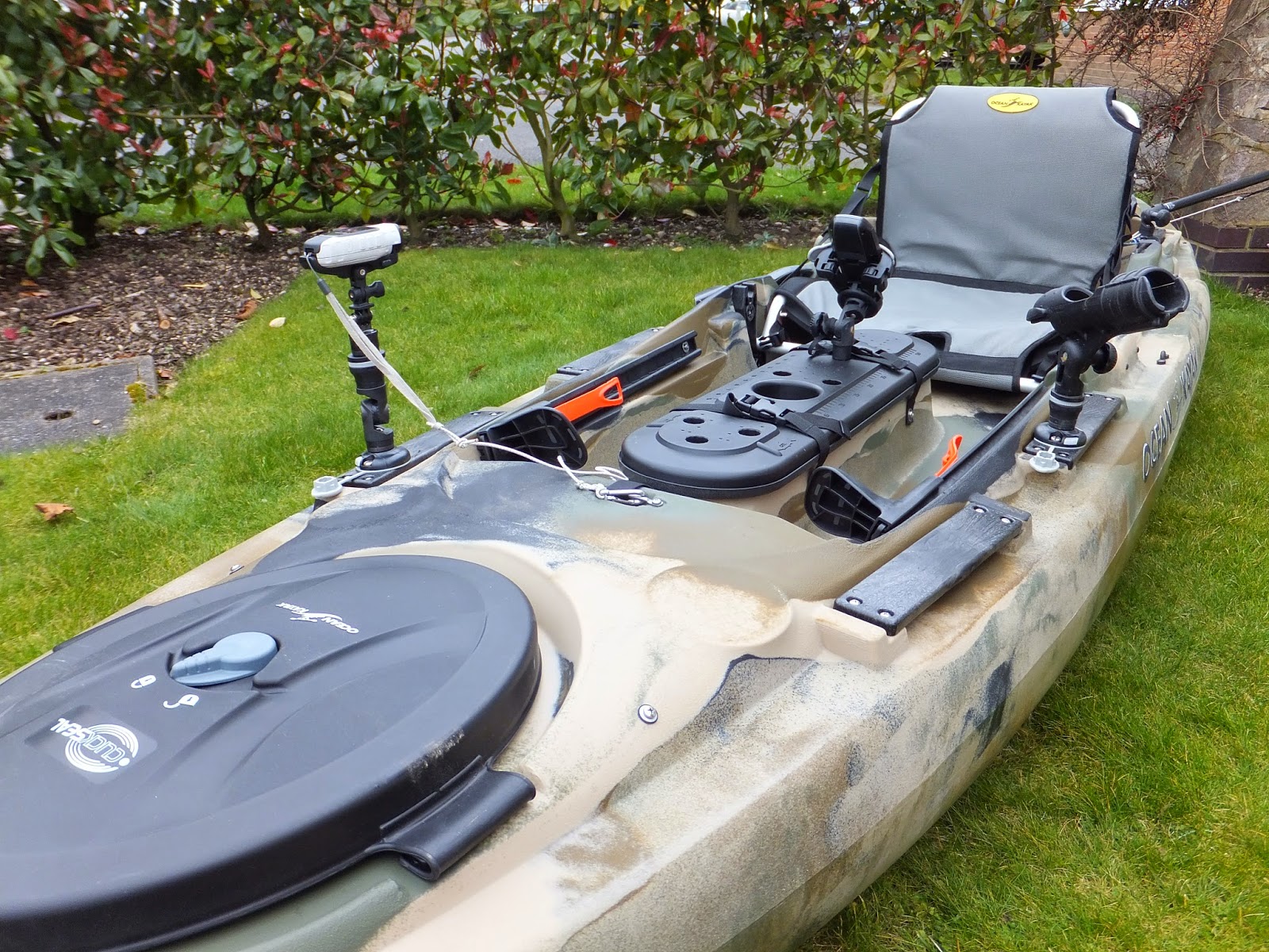 Adding Railblaza Accessories to Ocean Kayak Big Game II
